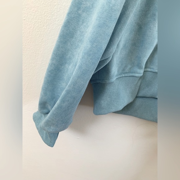 Light blue half button down sweater - Picture 3 of 6